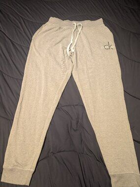 Calvin Klein Women's Jogger Pant Singles Size Medium Gray Preowned
